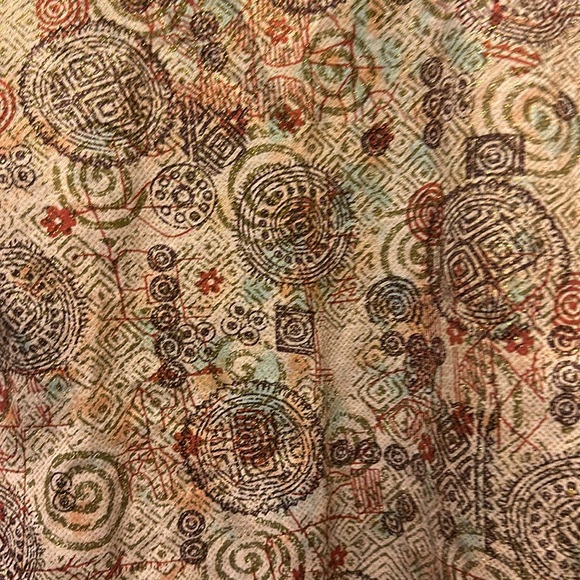 Lifestyle Lightweight jacket with beads, gold sparkles wood buttons size PS /K-5 - Picture 6 of 6